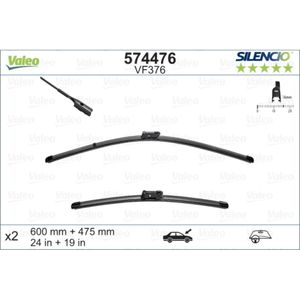 Wischblatt VALEO 574476 (10 Stk.) für VW Audi Polestar Passat B7 Jetta IV CC