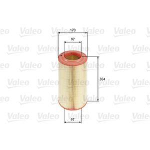 Luftfilter VALEO 585694 für Fiat Peugeot Citroën Ducato Boxer Jumper II