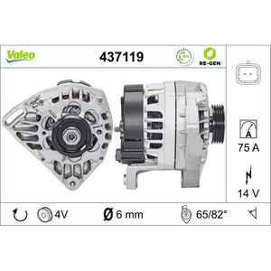 Generator VALEO 437119 für Renault Twingo I Kangoo Clio II Rapid