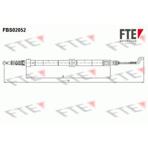 Seilzug Feststellbremse FTE 9250055 für VW Transporter T4