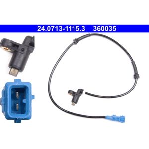 Sensor Raddrehzahl ATE 24.0713-1115.3 für Peugeot 206 Van