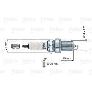 Zündkerze VALEO 246856 (10 Stk.) für Alfa Romeo Ford Mercedes-Benz Peugeot Fiat