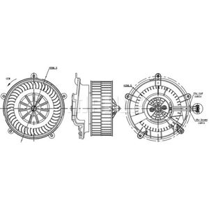 Innenraumgebläse MAHLE AB 17 000S für BMW Rolls-Royce 7er Phantom VII