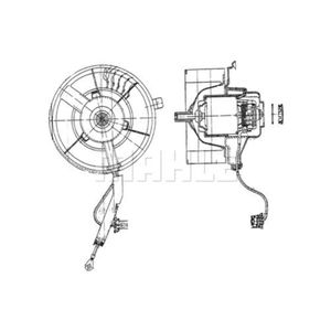 Innenraumgebläse MAHLE AB 37 000P für Seat VW Ibiza II Polo III Cordoba Inca