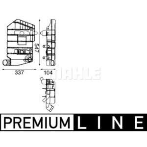 Ausgleichsbehälter Kühlmittel MAHLE CRT 32 000P