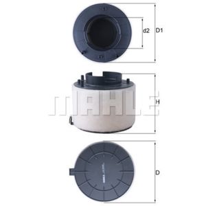 Luftfilter MAHLE LX 4249 für Audi A4 B8 Avant Q5