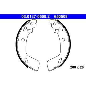 Bremsbackensatz ATE 03.0137-0509.2