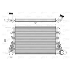 Ladeluftkühler VALEO 818674 für Seat VW Skoda Audi Leon Golf Plus V Jetta IV Eos