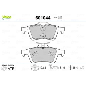 Bremsbelagsatz Scheibenbremse VALEO 601044 für Ford Volvo Opel C-Max II C30 V50