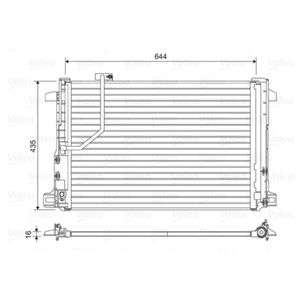 Kondensator Klimaanlage VALEO 814044 für Mercedes-Benz CLS C