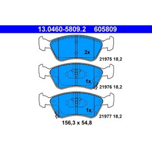 Bremsbelagsatz Scheibenbremse ATE 13.0460-5809.2