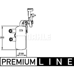 Trockner Klimaanlage MAHLE AD 281 000P für Volvo C30 C70 II V50