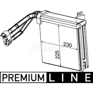 Verdampfer Klimaanlage MAHLE AE 95 000P für Volvo Ford C30 C70 II V50 Focus