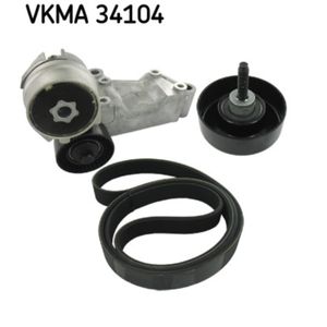 Keilrippenriemensatz SKF VKMA 34104 für Ford Focus I Turnier