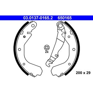 Bremsbackensatz ATE 03.0137-0165.2 für Opel Corsa A TR Kadett D E Caravan