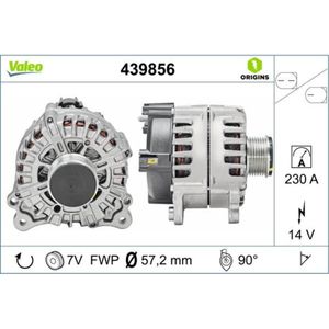 Generator VALEO 439856 für VW Porsche Touareg Cayenne Macan