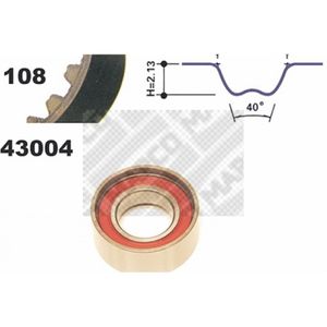 Zahnriemensatz MAPCO 23004 für Fiat Lancia Punto Y