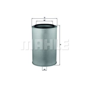 Luftfilter MAHLE LX 626