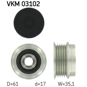 Generatorfreilauf SKF VKM 03102 für Audi VW A4 B5 Avant Passat