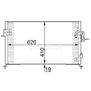 Kondensator Klimaanlage MAHLE AC 676 000S für Land Rover Discovery I