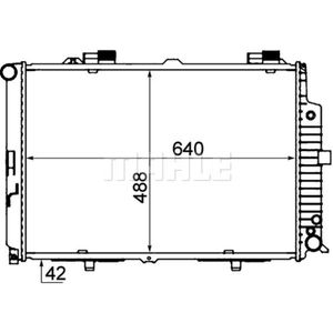 Kühler Motorkühlung MAHLE CR 318 000P für Mercedes-Benz E