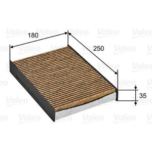 Filter Innenraumluft VALEO 701032 für Renault Kadjar Espace V Talisman Megane IV