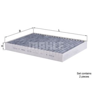 Filter Innenraumluft MAHLE LAK 292/S für Mercedes-Benz Ssangyong S