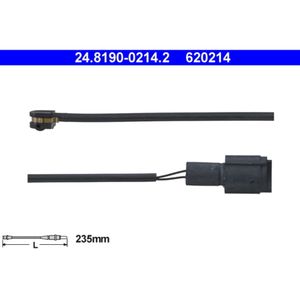 Warnkontakt Bremsbelagverschleiß ATE 24.8190-0214.2 für BMW 5er 8