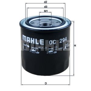 Ölfilter MAHLE OC 294