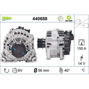 Generator VALEO 440688 für Ford Kuga II Focus III Turnier C-Max