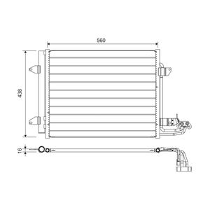 Kondensator Klimaanlage VALEO 817806 für VW Touran Caddy III