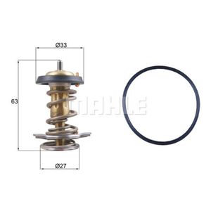 Thermostat Kühlmittel MAHLE TX 264 82D für Fiat Ducato