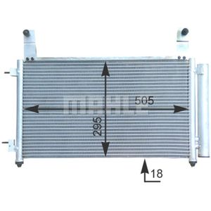 Kondensator Klimaanlage MAHLE AC 435 000S für Chevrolet Matiz Spark