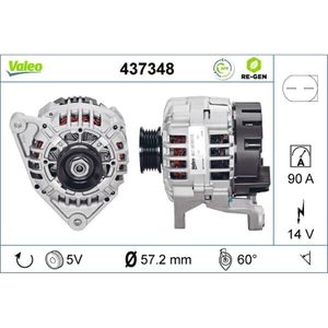 Generator VALEO 437348 für Audi VW Skoda Seat A4 B5 Avant A6 C4 Passat