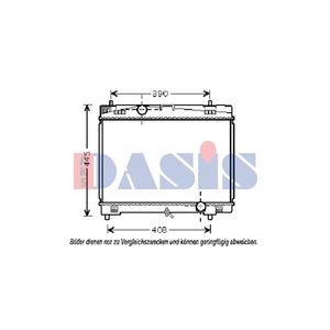 Kühler Motorkühlung AKS DASIS 210218N