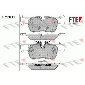 Bremsbelagsatz Scheibenbremse FTE 9011012 für BMW Mini i3