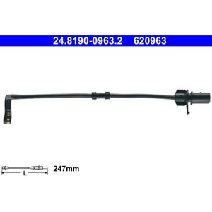 Warnkontakt Bremsbelagverschleiß ATE 24.8190-0963.2 (2 Stk.) für Audi A8 D4