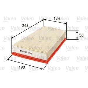 Luftfilter VALEO 585030 für Renault Megane II Grandtour Scénic