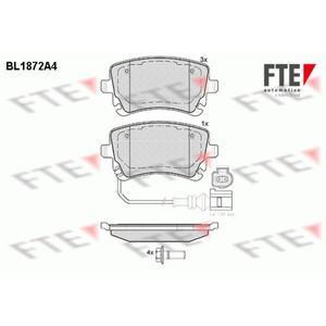 Bremsbelagsatz Scheibenbremse FTE 9010453 für VW Audi Transporter T5 Multivan