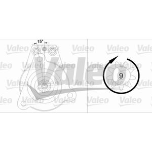 Starter VALEO 455530