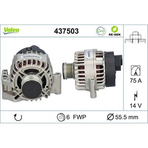 Generator VALEO 437503 für Fiat Opel Alfa Romeo Grande Punto Astra H Agila