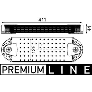 Ölkühler Motoröl MAHLE CLC 211 000P
