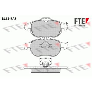 Bremsbelagsatz Scheibenbremse FTE 9010395 für Fiat Opel Saab Chevrolet Cadillac