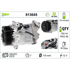 Kompressor Klimaanlage VALEO 813645 für Renault Latitude Laguna III