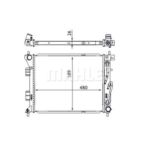 Kühler Motorkühlung MAHLE CR 1694 000S für Hyundai Kia Elantra V Cee'd I30