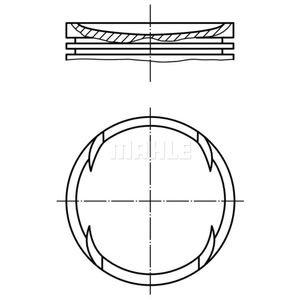Kolben MAHLE 082 69 00 für BMW 3er