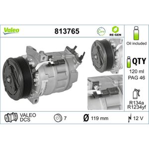 Kompressor Klimaanlage VALEO 813765 für Renault Latitude Master III Trafic