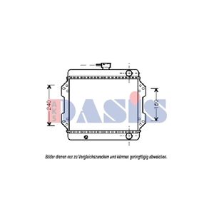 Kühler Motorkühlung AKS DASIS 320030N