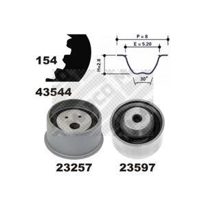 Zahnriemensatz MAPCO 23544 für Volvo S40 I V40