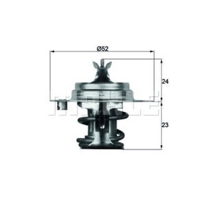 Thermostat Kühlmittel MAHLE TX 7 88D S für Ford Rover Triumph Daihatsu Chrysler